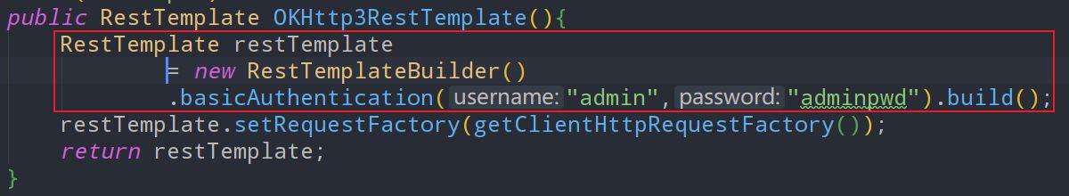 RestTemplate如何通过HTTP,Basic,Auth认证示范例子说明